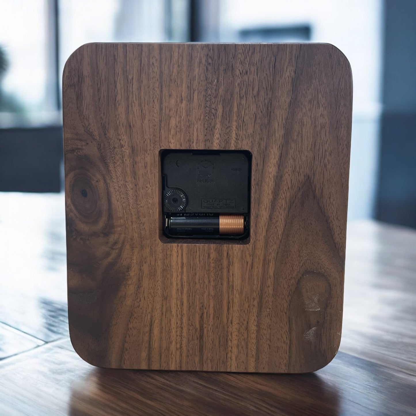 Modern Edge Wood clock